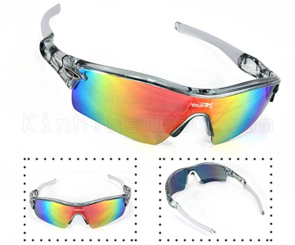 Bộ Kính Thể Thao 3 Tròng Mắt Panlees JH0028 Trắng Trong