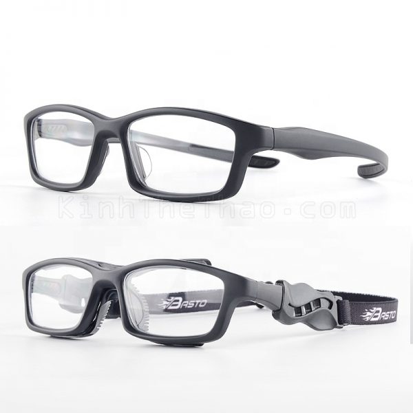 Bộ Kính Thể Thao Thời Trang 3 Chức Năng Basto BL029 Đen Bạc