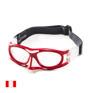 Kính Cận Bảo Hộ Thể Thao Chịu Lực Có Che Bảo Vệ Mũi 859 - Đỏ