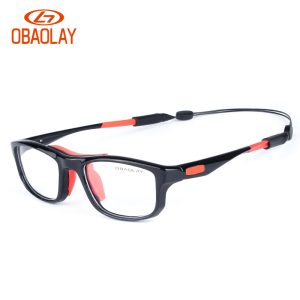 Bộ Kính Thể Thao Siêu Nhẹ 2 Chức Năng Thích Hợp Chạy Bộ Bóng Rổ Bóng Đá - Đen Đỏ